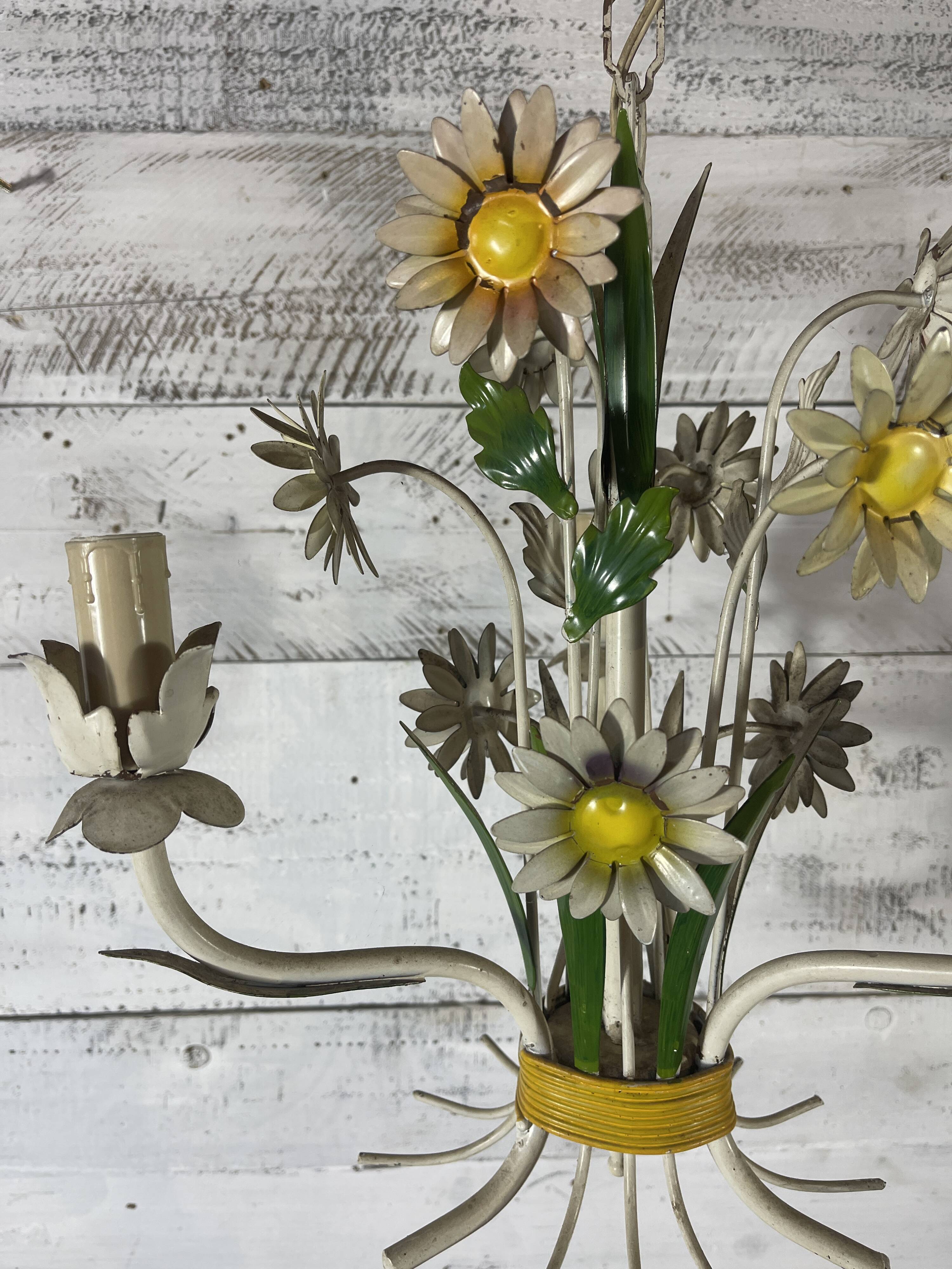 Antique daisy chandelier