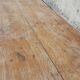 Raw wood farm table coffee table