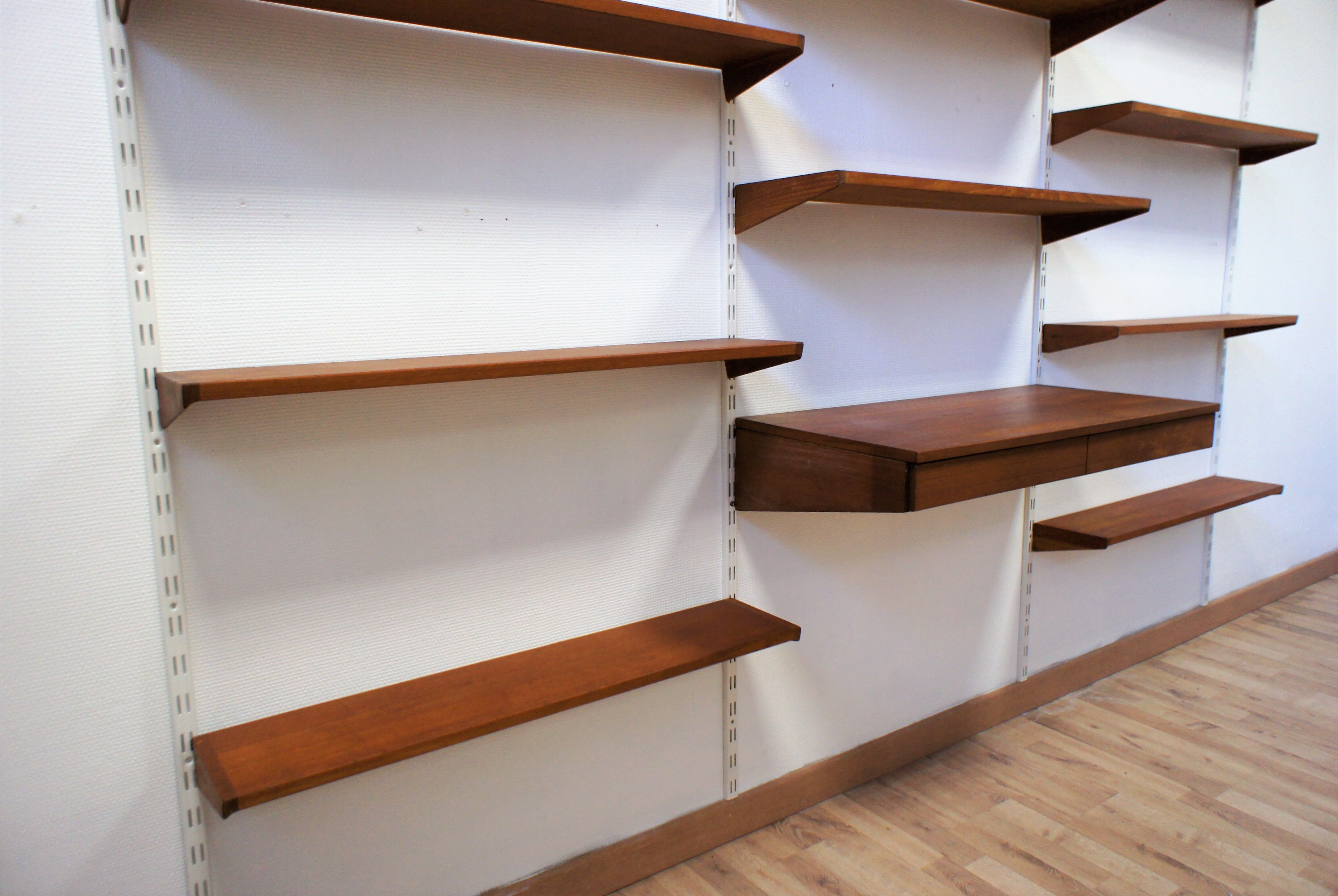 Scandinavian teak modular library, Kai Kristiansen