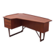 Freestanding 'Boomerang' desk in teak by Peter Løvig Nielsen, 1968