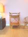 Vintage rattan bedside table "Balthazar"