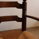Low fireplace armchair