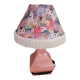Vintage old pink table lamp