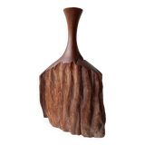 Vase Sculpture 20th Century Australian Rosewood DLG Doug Ayers