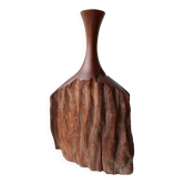 Vase Sculpture 20th Century Australian Rosewood DLG Doug Ayers