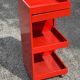 1970 metal trolley cart produced by Prisunic