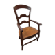 Fauteuil paillé de grand père en orme