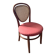 Chaise bistrot cannée enfant vintage