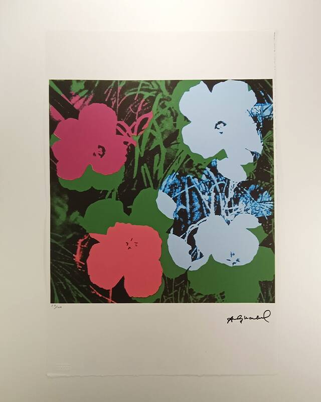 1980s Andy Warhol "Flowers" Limited Series Lithograph - Leo Castelli - New