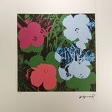 1980s Andy Warhol "Flowers" Limited Series Lithograph - Leo Castelli - New