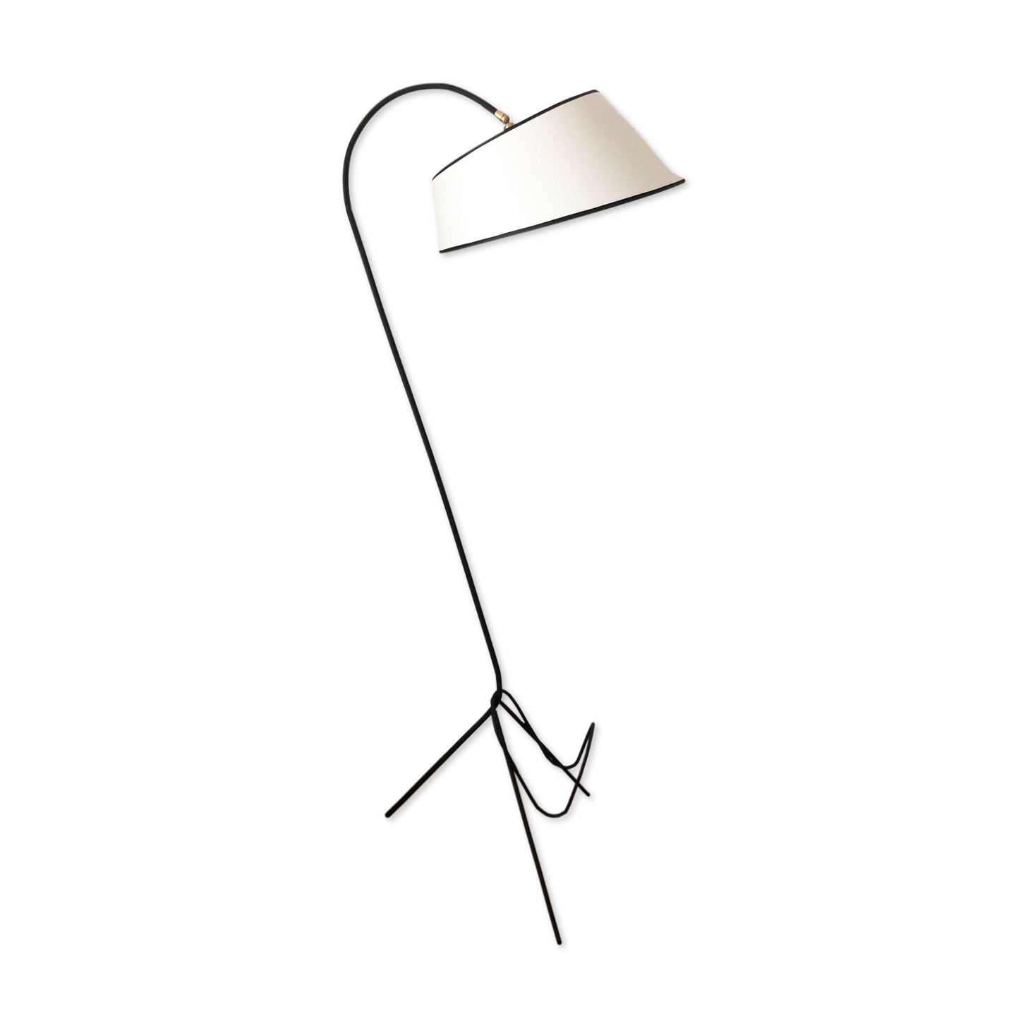 Tripod floor lamp and magazine door 1950