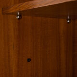 Italian free standing wall unit room divider with a desk in the style of Vittorio Dassi, 1960s