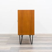 Two-door chest of drawers/sideboard with hairpin legs, 1960s. Restored