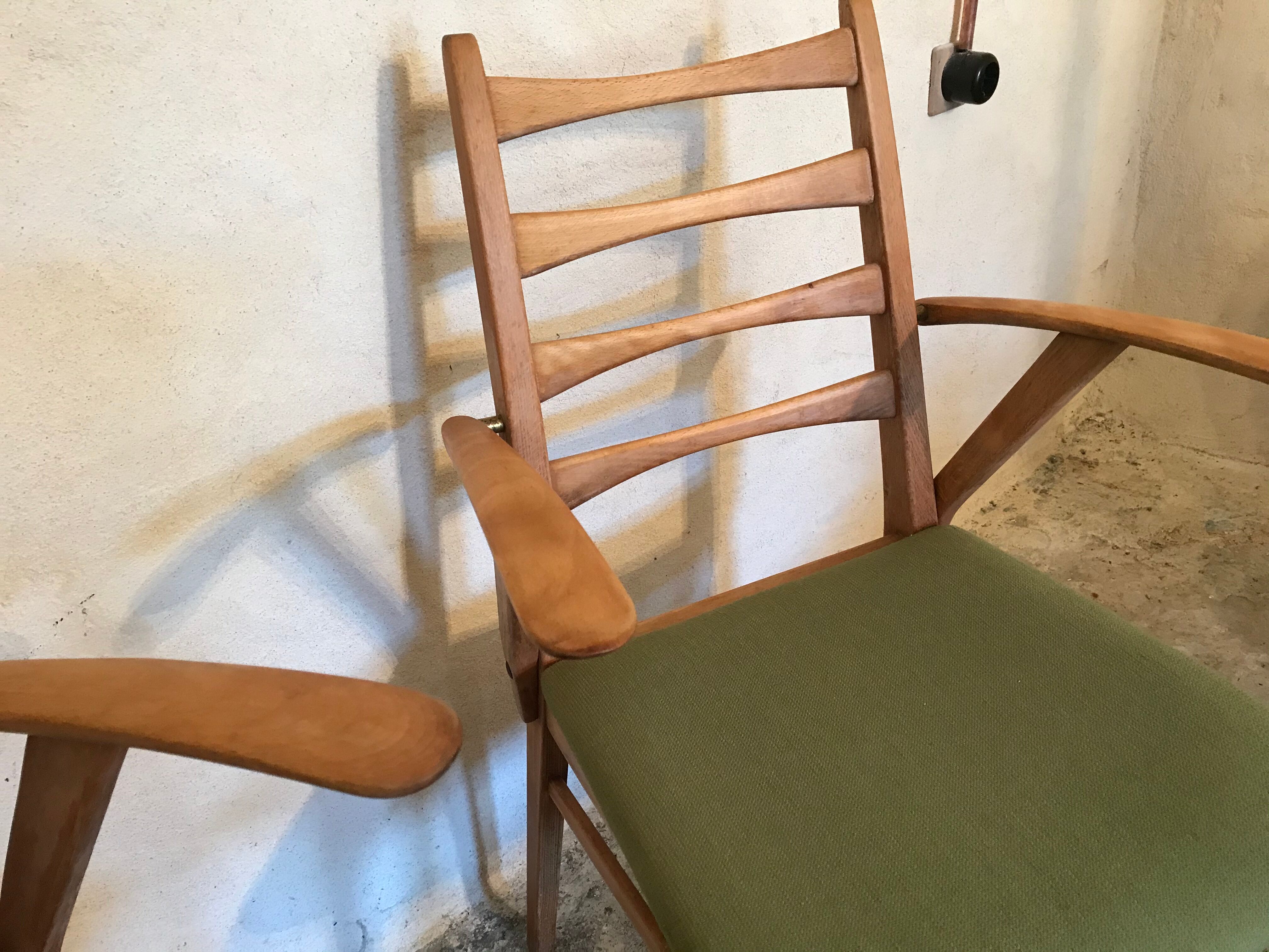 Paire de chaises vintage 1960’s style scandinave