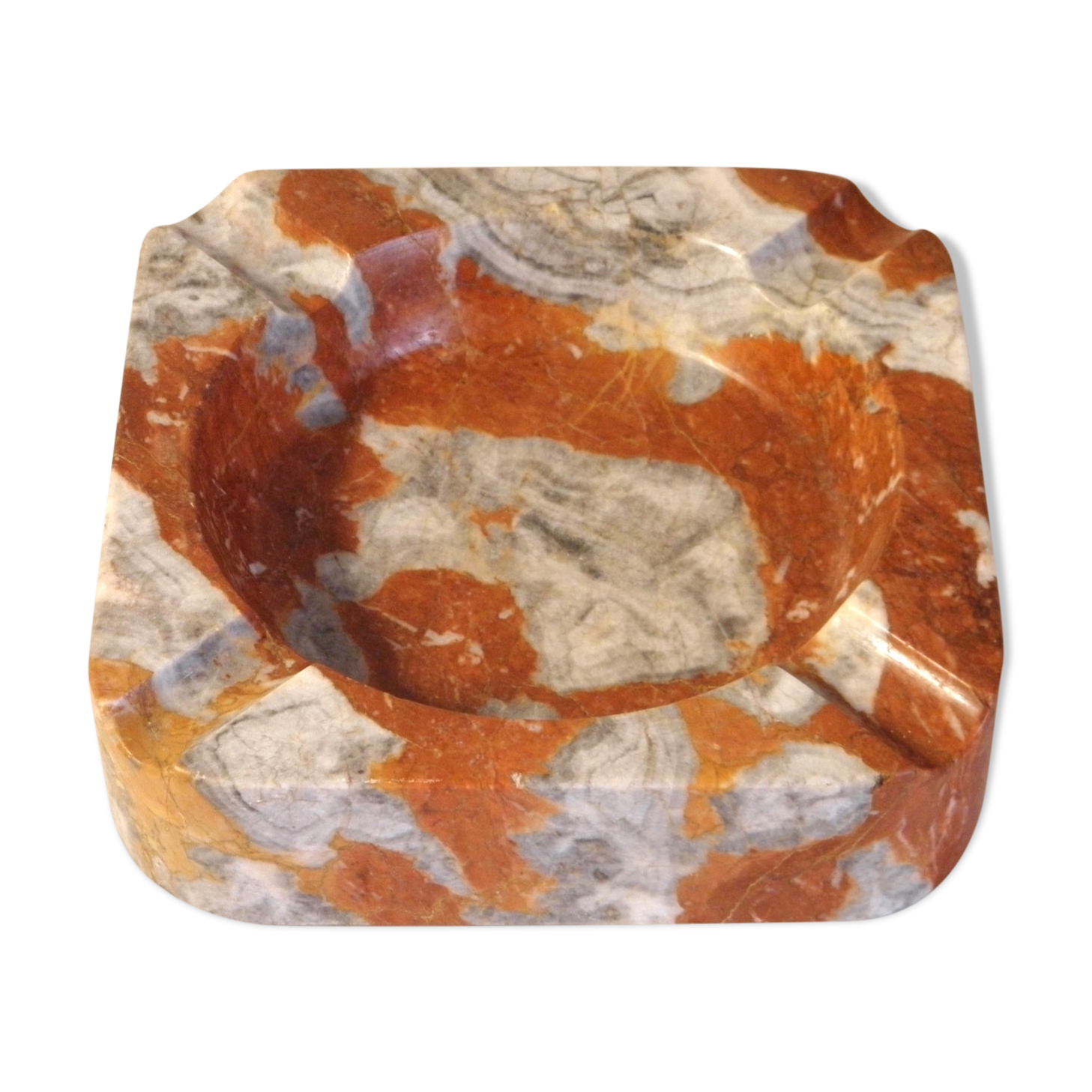 Marble ashtray 15 x 15 cm