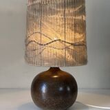 Vintage stoneware ceramic lamp from the 60s