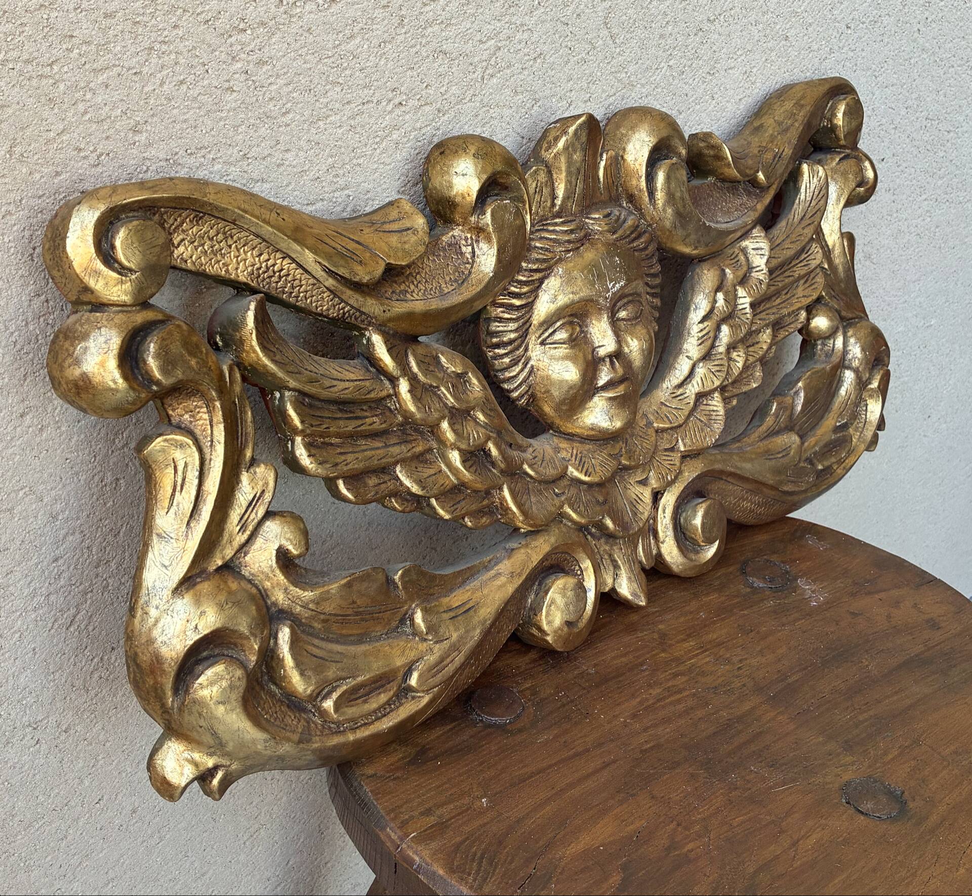 Italian bas-relief cherub