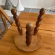 Vintage tripod wooden stool