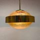 Mid century design Space Age UFO Brass Pendant by Kamenicky Senov, 1970s