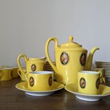 Service ancien à café et thé complet en porcelaine