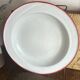 Enamelled metal plates