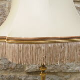 Old brass lamppost, Lampshade pagoda