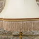 Old brass lamppost, Lampshade pagoda