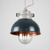 Vintage antracite industrial hanging light from TEP