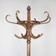 Vintage TON coat rack in curved wood, Czechoslovakia, circa 1970.