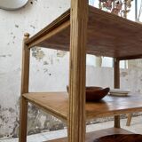 XS oak draper's table