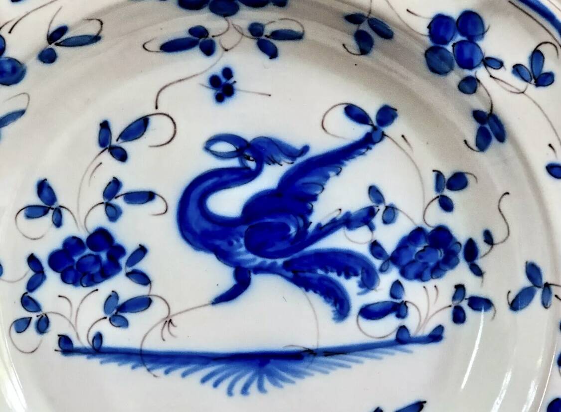 Old hollow round dish Martres Tolosane