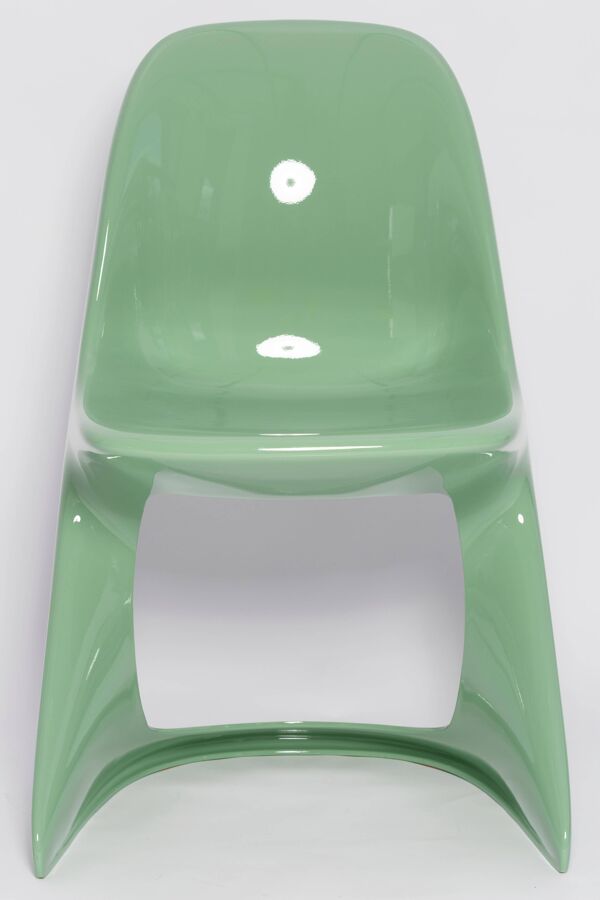 Chaise Casalino du milieu du siècle en vert jade, Alexander Begge, Casala, Allemagne années 1970