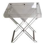 Plexiglass side table / server