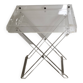 Plexiglass side table / server