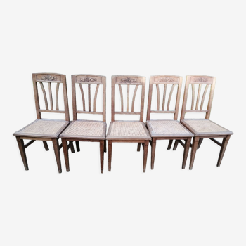 Fluted chairs