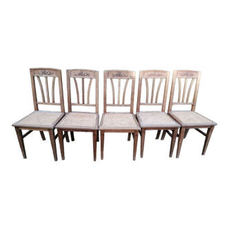 Chaises cannelés