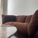 Cinna sofa in golden brown velvet, Roset 1970