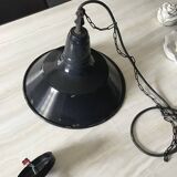 Industrial enamelled sheet metal suspension