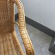 Fauteuil vintage en rotin
