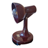 Elektro Medizin collection, rare bakelite desk table lamp Leipzig Leutzsch from GDR vintage
