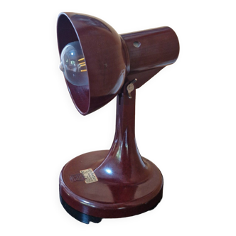 Elektro Medizin collection, rare bakelite desk table lamp Leipzig Leutzsch from GDR vintage