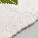 Kilim Moroccan Berber ecru with green patterns 172x103cm