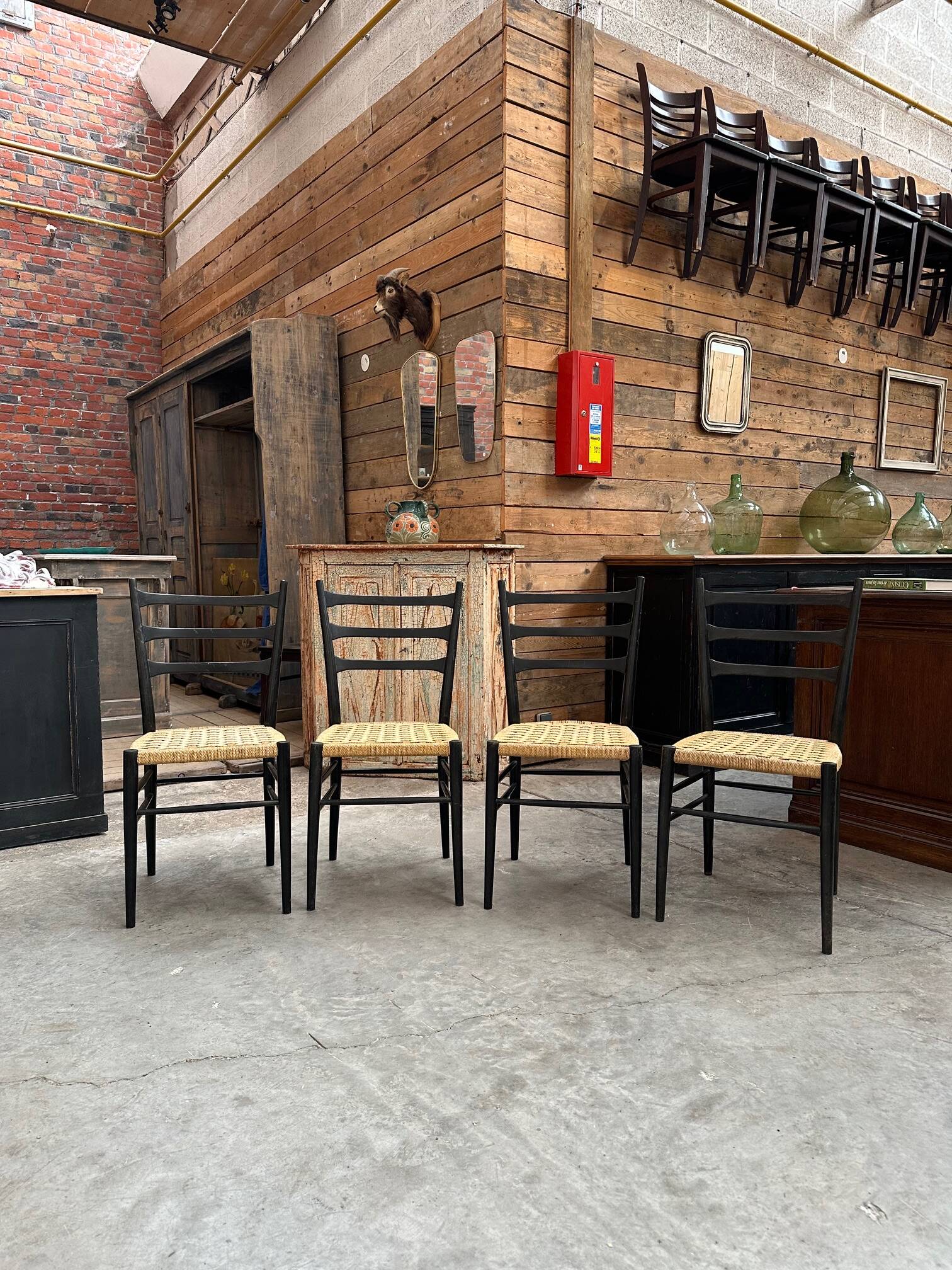 Set of 4 Gessef chairs from the 60s