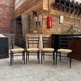 Set of 4 Gessef chairs from the 60s