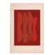 Collage sur papier ancien - art abstrait B253 signé eawy