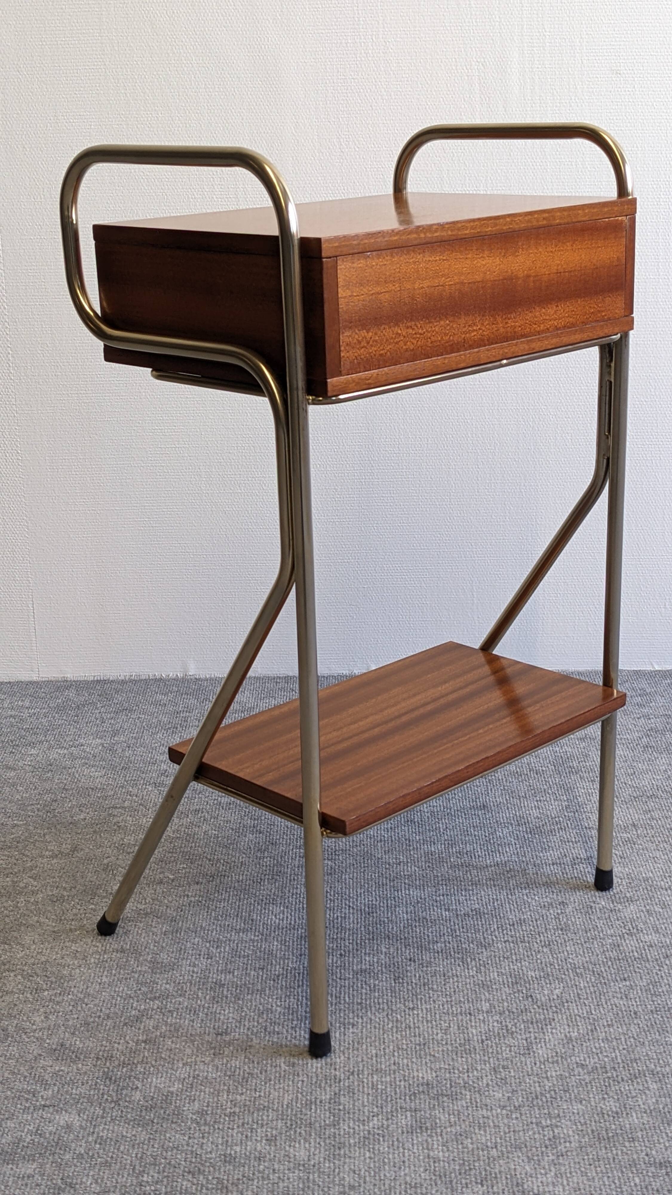 Bedside or side table by Jacques Hitier from the 50s/60s