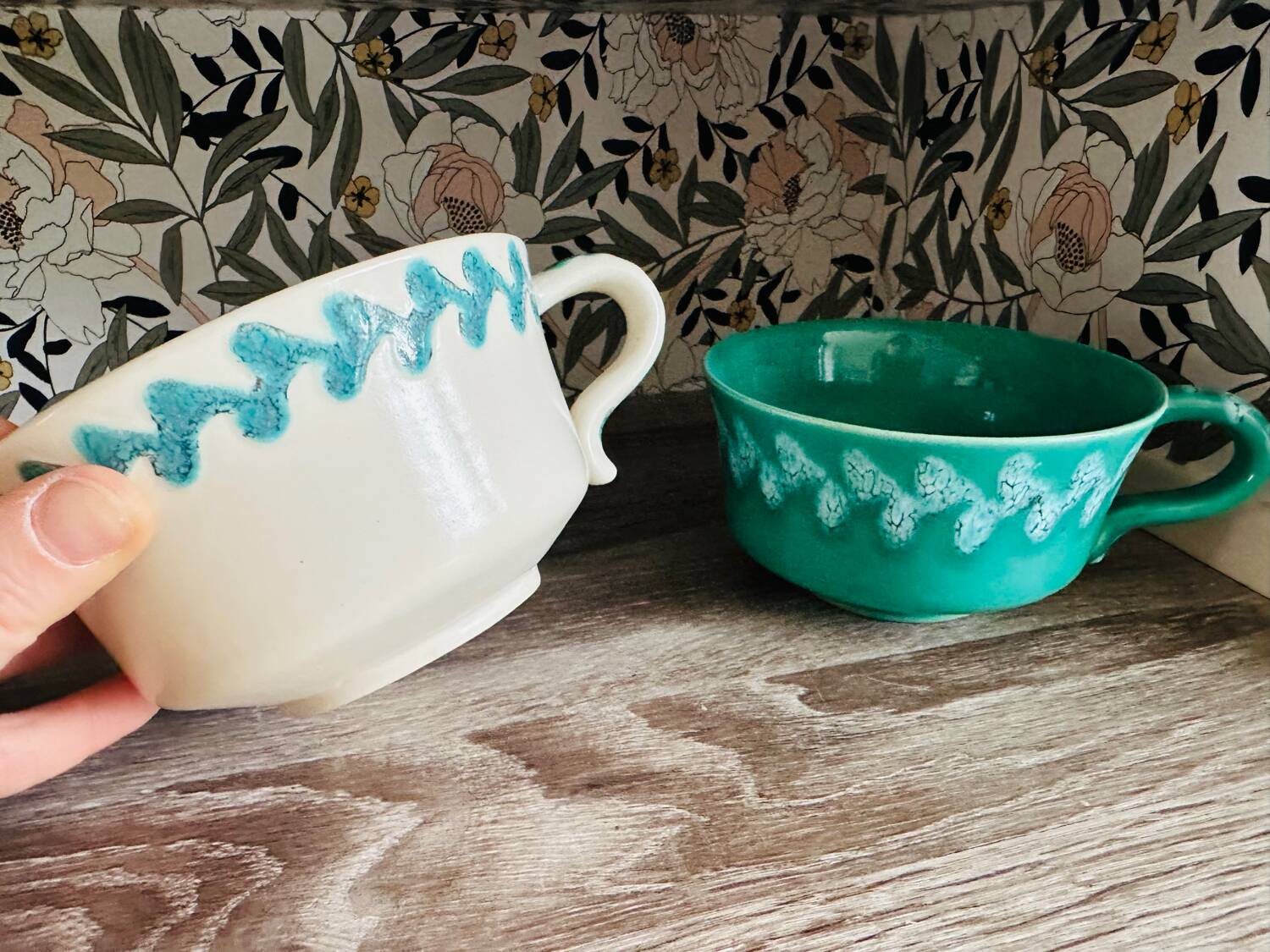 2 Missy Annecy ceramic mugs