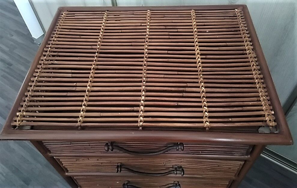 Chiffonnier en rotin