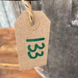 Ancient galvanized zinc laundry basin (133)