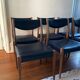 Lot de six chaises Scandinave en teck vintage 1960